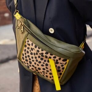 PARKER THATCH CROSS YOUR HEART SLING BAG IRENE'S SPECIAL COMBO #1 OLIVE GREEN